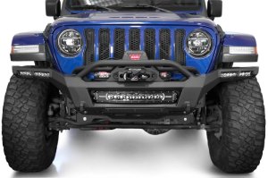 Jeep Gladiator JT Bumper - Rear - Addictive Desert Designs - Phantom Winch - Hammer Black - `18-`24
